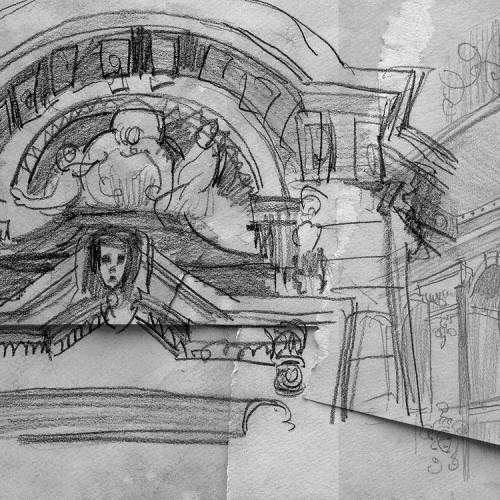 Дизайнерские обои "Odessa sketch"