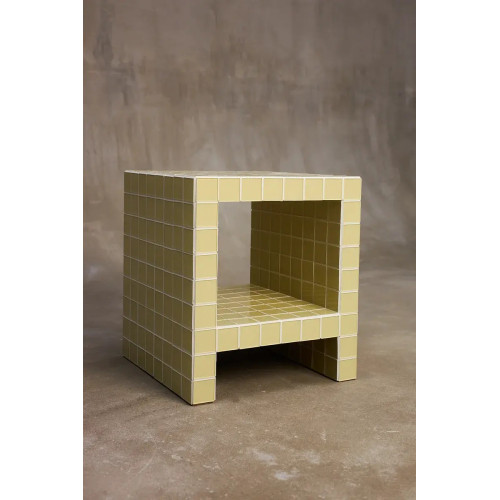 Кавовий столик Cube Hole-Legs Tile 5см
