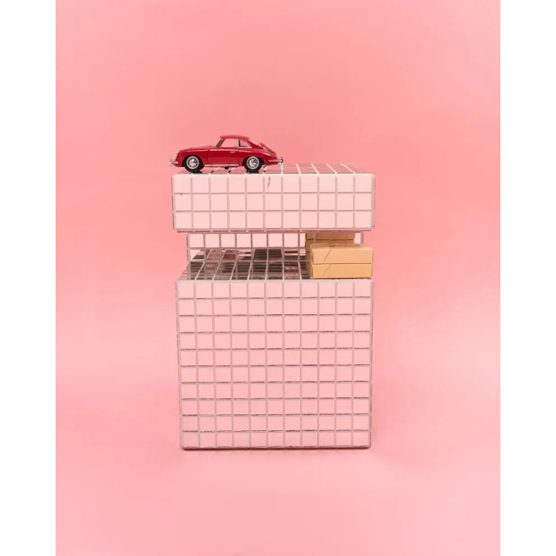 Кавовий столик Mirror Cube Shelf