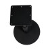 Стіл Ibiza R light d60 чорний метал та білий ДСП Стіл Ibiza R light d60 чорний метал та білий ДСП