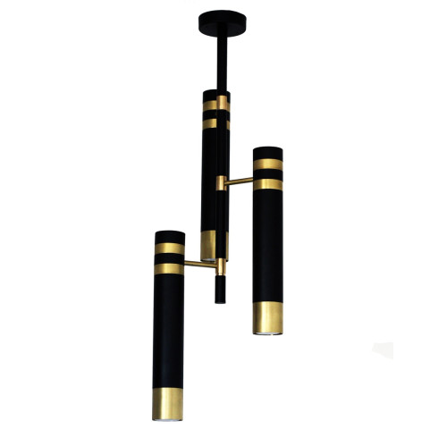 Люстра Level lamp V3 black & brass