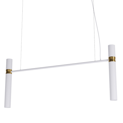Світильник Tube chandelier арт. 5299 (білий/золотий 120см)