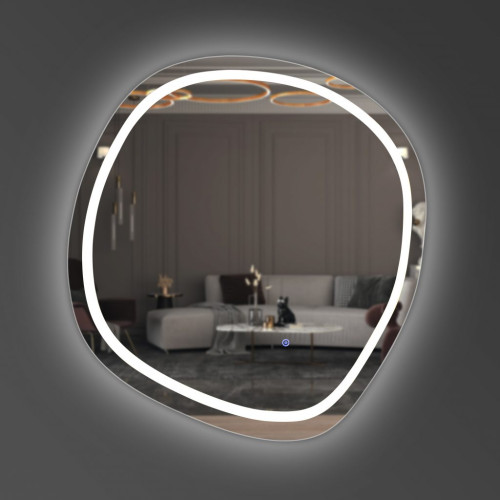 Зеркало асимметричное Miro One с LED-подсветкой