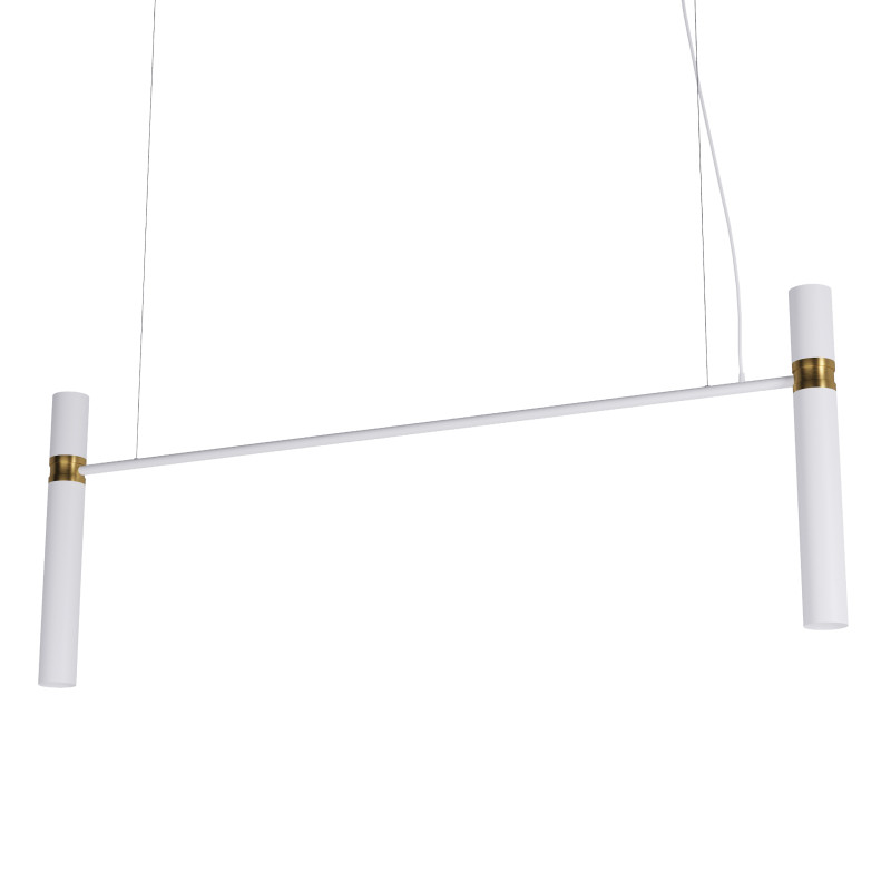 Светильник Tube chandelier арт. 5299 ( белый/золотой 150см)