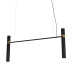 Світильник Tube chandelier арт. 5299 (чорно/золотий 120см) Світильник Tube chandelier арт. 5299 (чорно/золотий 120см)
