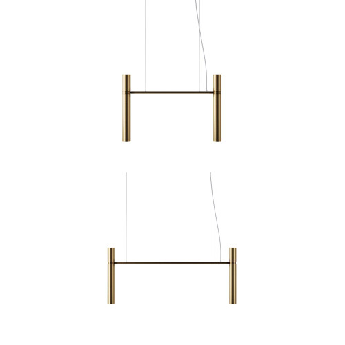 Світильник Tube chandelier арт. 5299 (100см) золотий