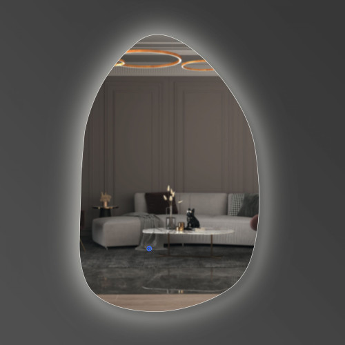 Зеркало асимметричное Sage One с LED-подсветкой