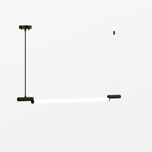 Люстра LINE switch, арт. 37965 темна латунь