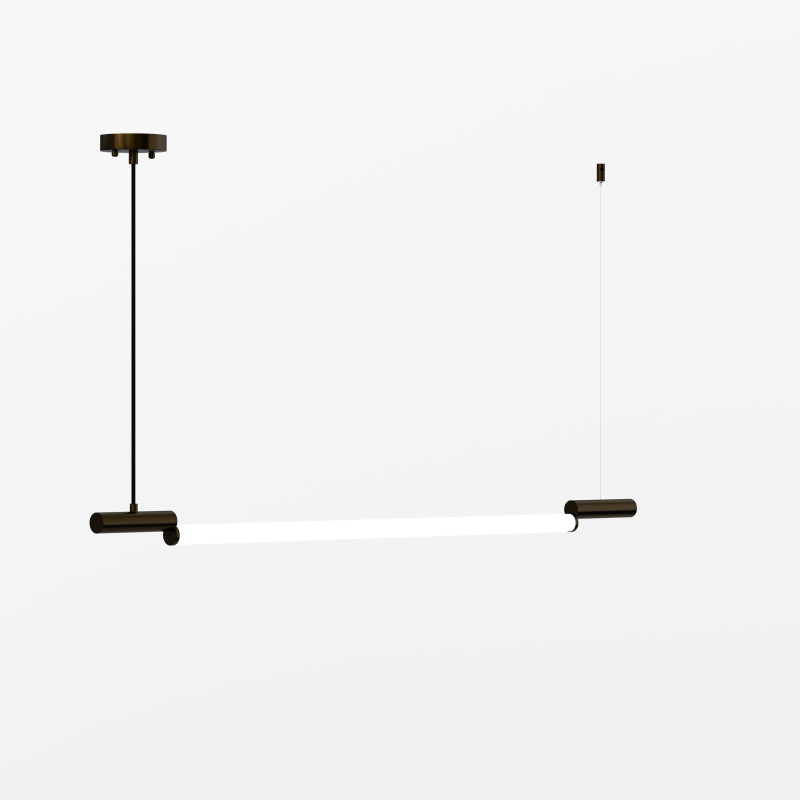 Люстра LINE switch, арт. 37965 темная латунь