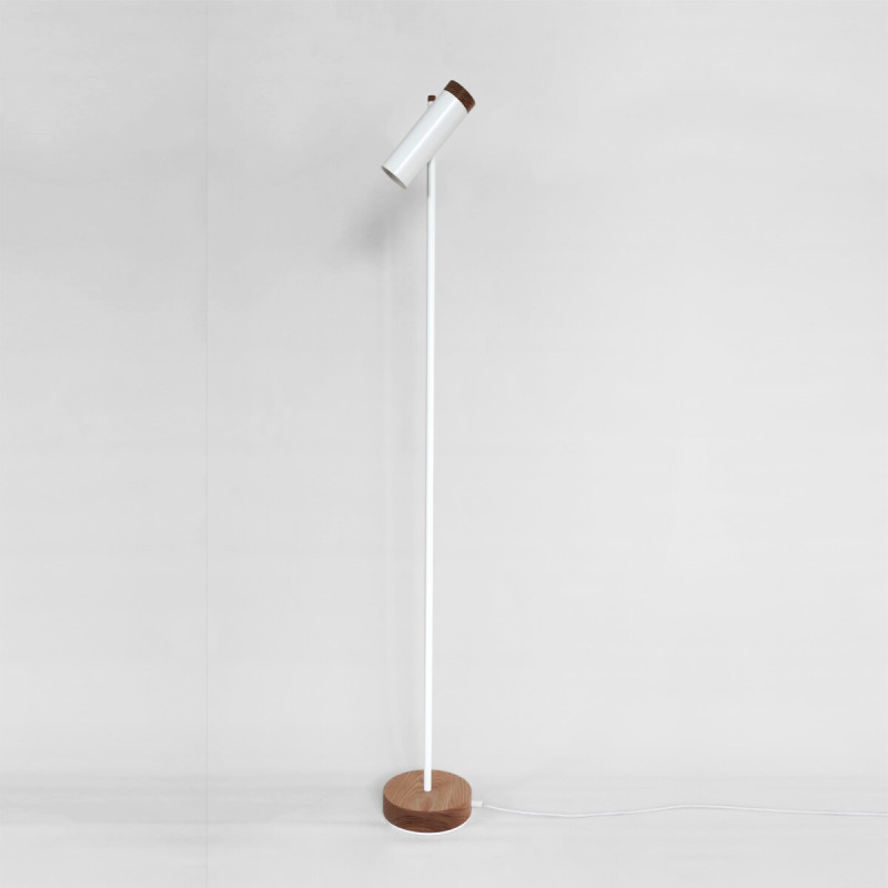 Торшер Laconic small white