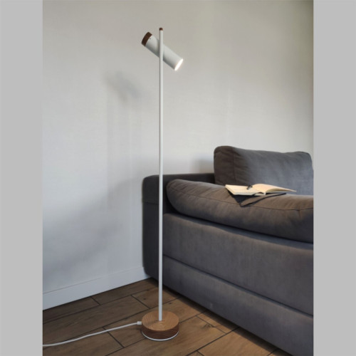 Торшер Laconic small white