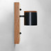 Бра Wooden light black