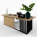 Рабочий стол  GRAF OFFICE BLACK