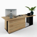 Рабочий стол  GRAF OFFICE BLACK