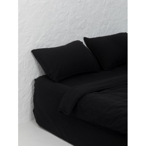 Комплект белья из вареного хлопка Leglo Black