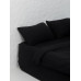 Комплект білизни із вареної бавовни Leglo Black