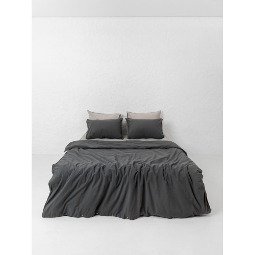 Комплект белья из вареного хлопка Leglo Mix Grey-Slate