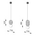 Подвесной светильник Navazi medium vertical pendant