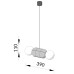 Подвесной светильник Navazi small horizontal lamp