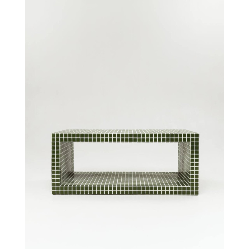 Кавовий столик Cube Flat Table 95/40 см.Tile 2.5 см
