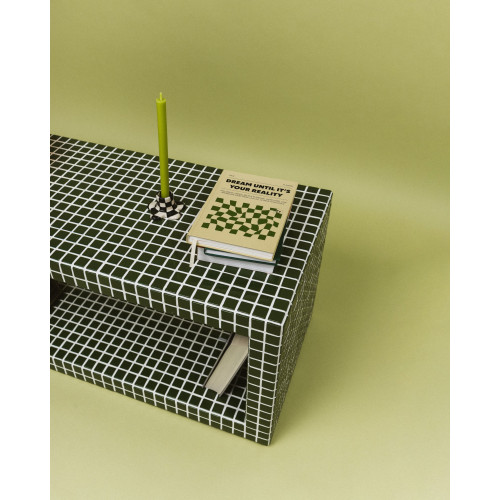 Кофейный столик Cube Flat Table 95/40 см.Tile 2.5 см