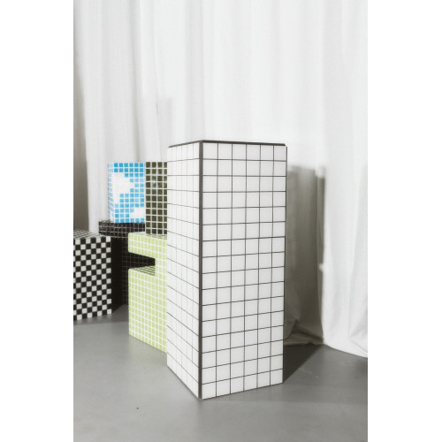 Кофейный столик Long Cube 80/32 см. Tile 5 см