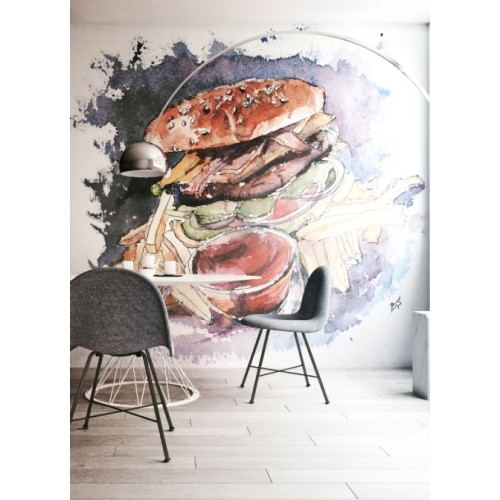 Дизайнерские обои "Burger"