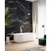 Дизайнерские обои "Черный мрамор" / wallpaper bathroom Дизайнерские обои "Черный мрамор" / wallpaper bathroom