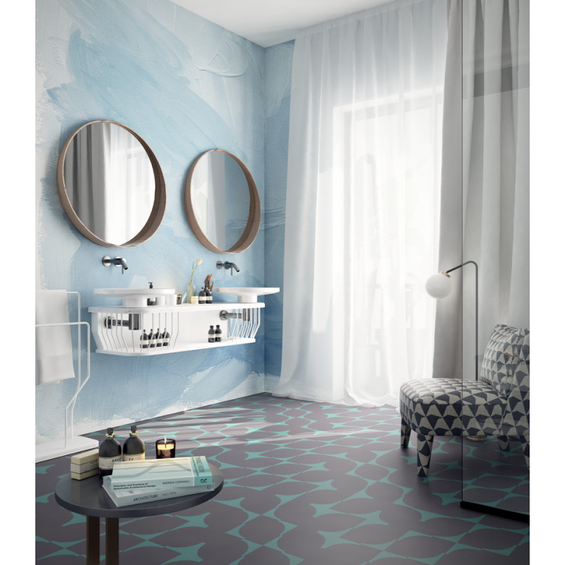 Дизайнерські шпалери "Масляна живопис" / wallpaper bathroom