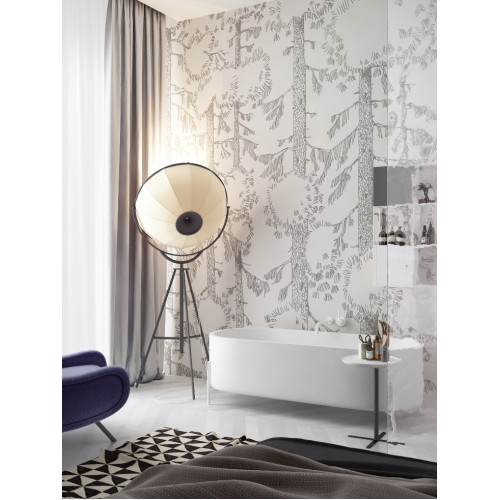 Дизайнерские обои "Сосны" / wallpaper bathroom