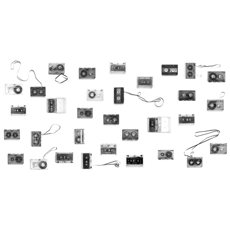 Дизайнерські шпалери Audio BW by Yevhenii Litvinenko