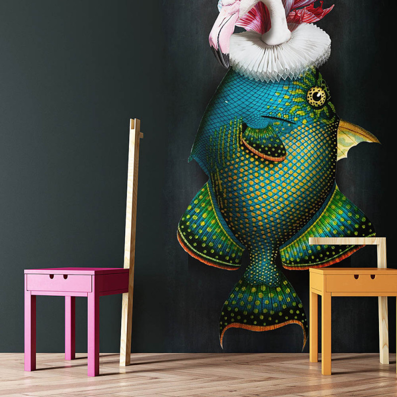 Дизайнерские обои "Фламинго" design Decorkuznetsov