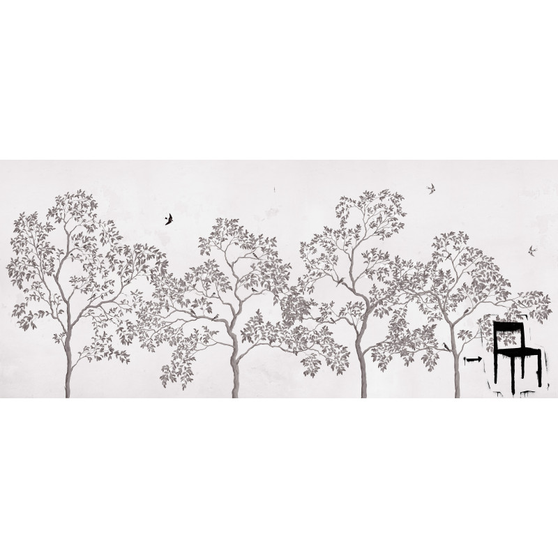 Дизайнерские обои New Chinoiserie Sepia by Yevhenii Litvinenko