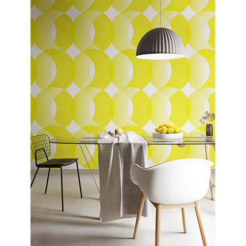 Дизайнерские обои "Ornaments yellow" design Aliona Solomadina
