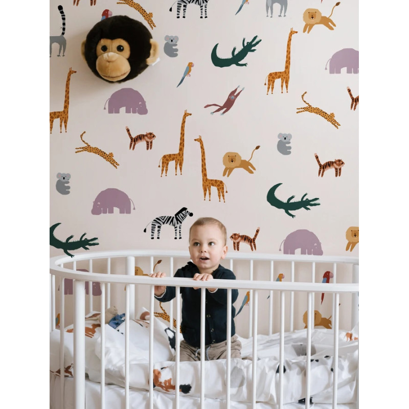 Дизайнерские обои для детской ZOO