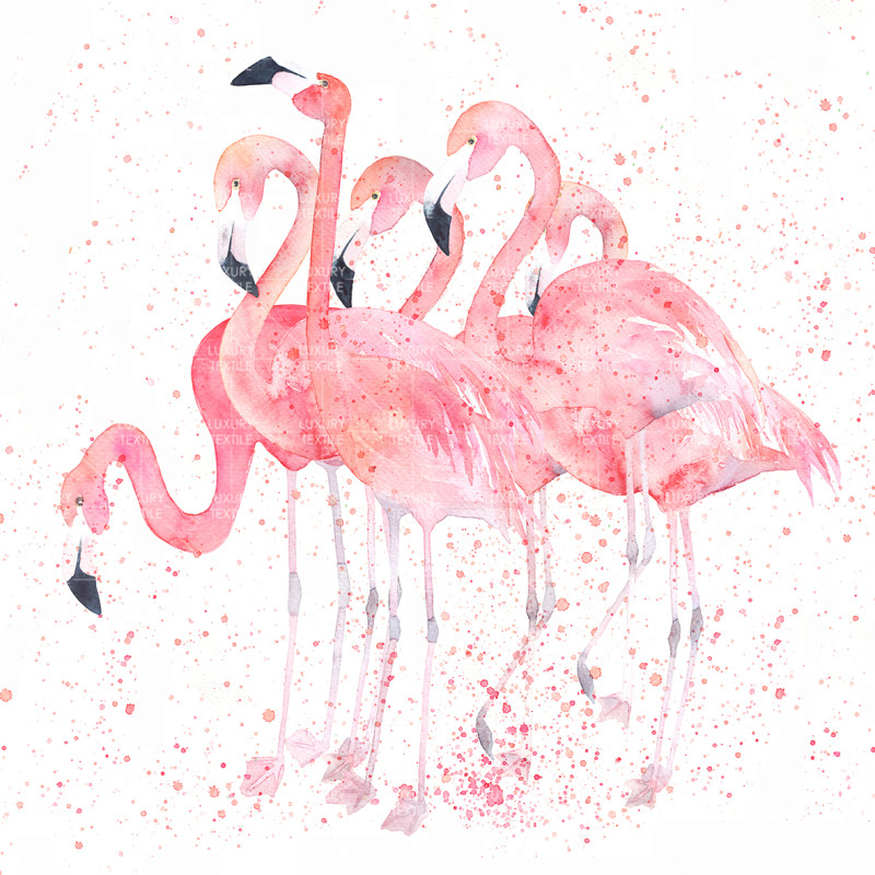 Бесшовные детские фотообои Flamma birds