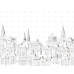 Безшовні дитячі фотошпалери Aerial city