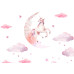 Бесшовные детские фотообои Moon unicorn