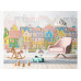 Безшовні дитячі фотошпалери My little town