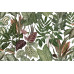 Безшовні фотошпалери Engraving leaves