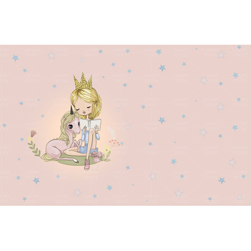 Бесшовные детские фотообои My little princess
